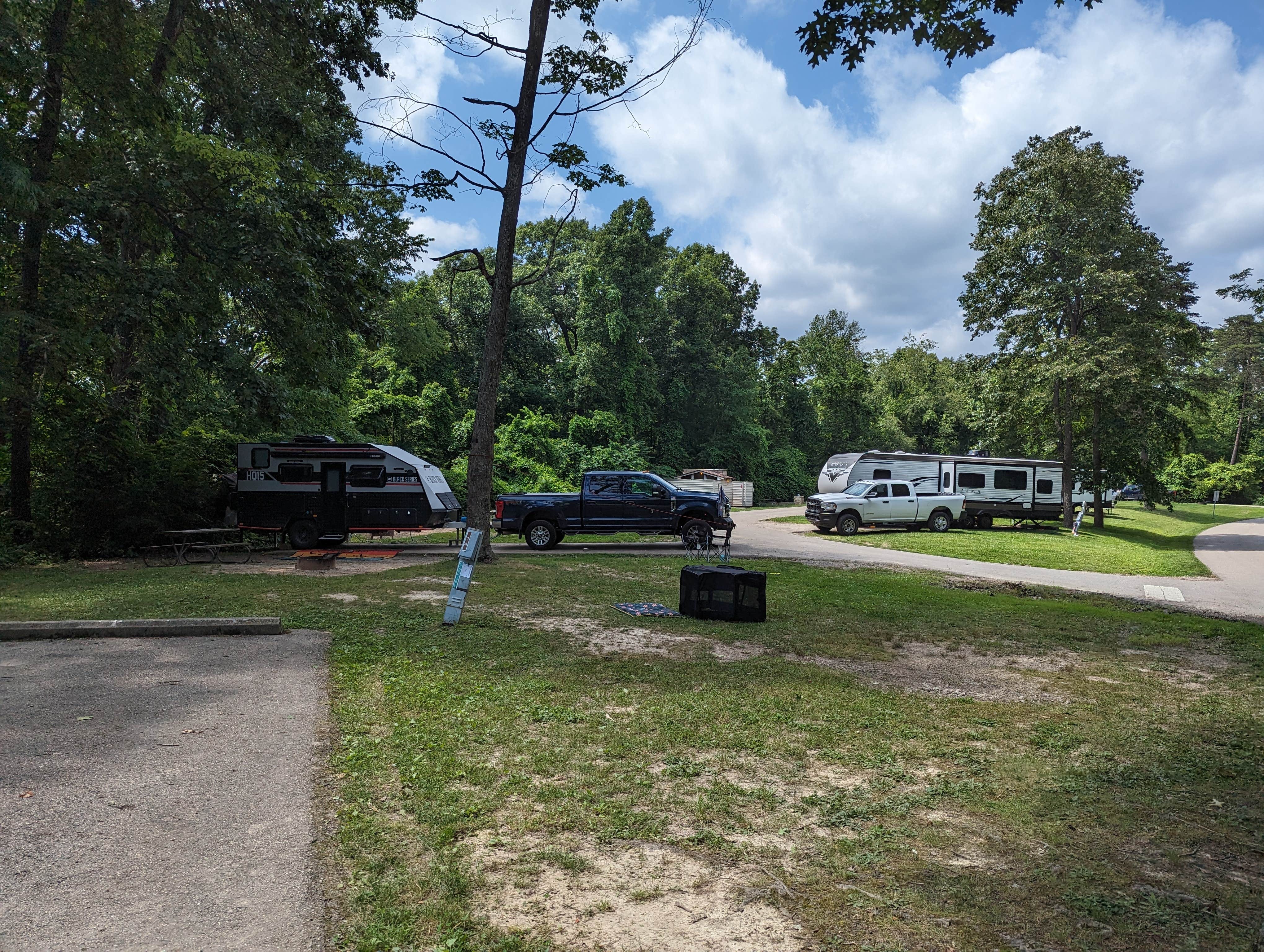 Kristi D.'s photo of rv camping at Hocking Hills State Park Campground near Zaleski, OH