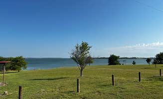 Ransom J.'s photo of camping with pets at East Fork Park Campground near Wilmer, TX