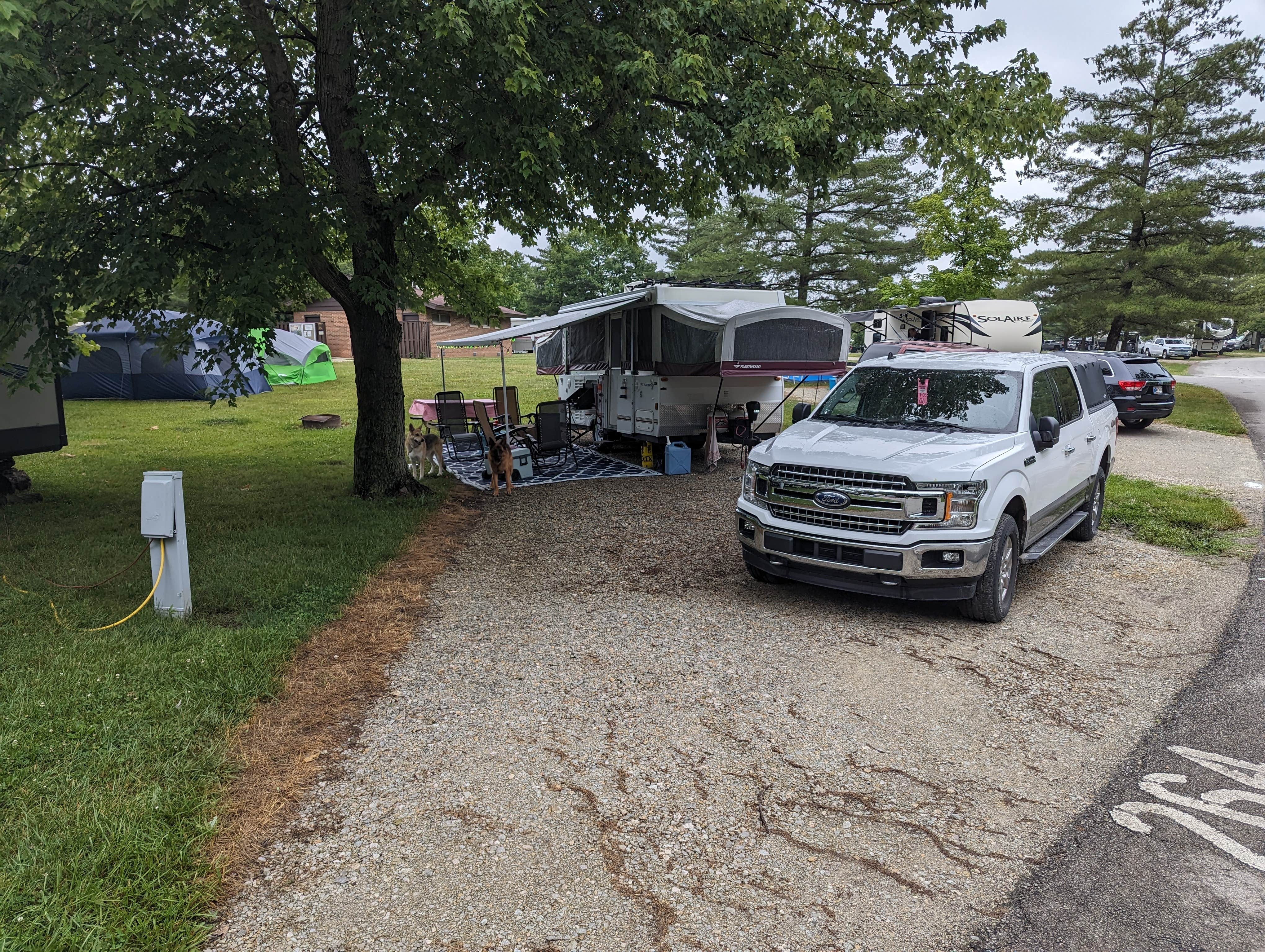Donna G.'s photo of rv camping at Mississinewa Lake Campground near Marion, IN