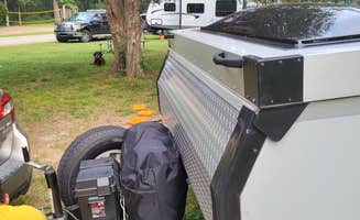 Pepper C.'s photo of camping with pets at Proud Lake Recreation Area near Warren, MI
