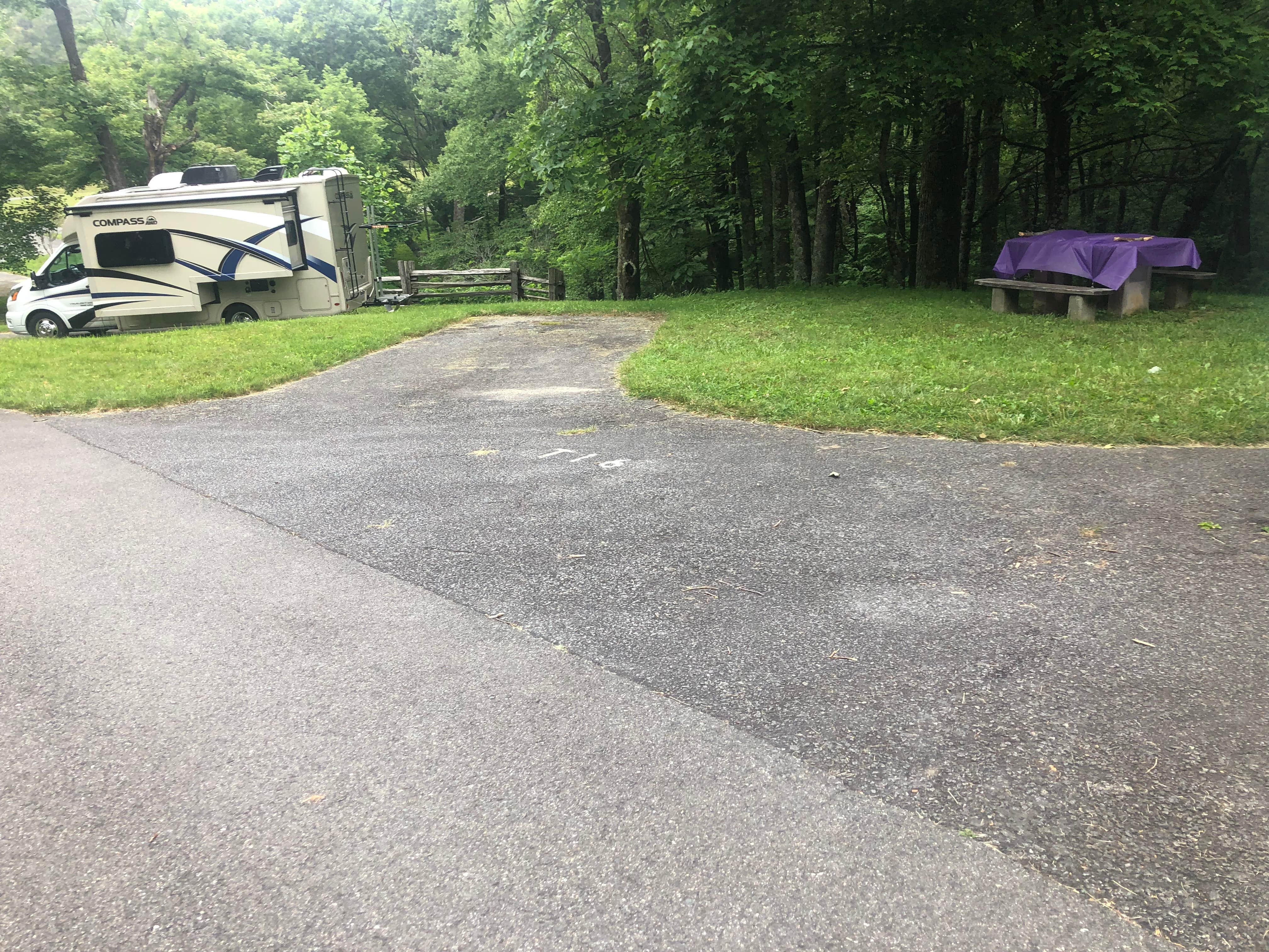 Roger W.'s photo of rv camping at Doughton Park Campground — Blue Ridge Parkway near Ennice, NC