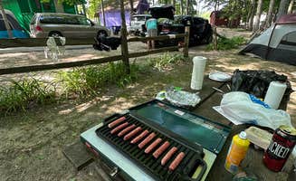 Hailey C.'s photo of camping with pets at Chain-O-Lakes Campground near Rapid City, MI