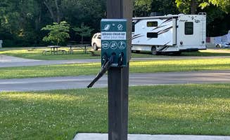 Becky M.'s photo of rv camping at Clear Lake State Park Campground near Rockford, IA