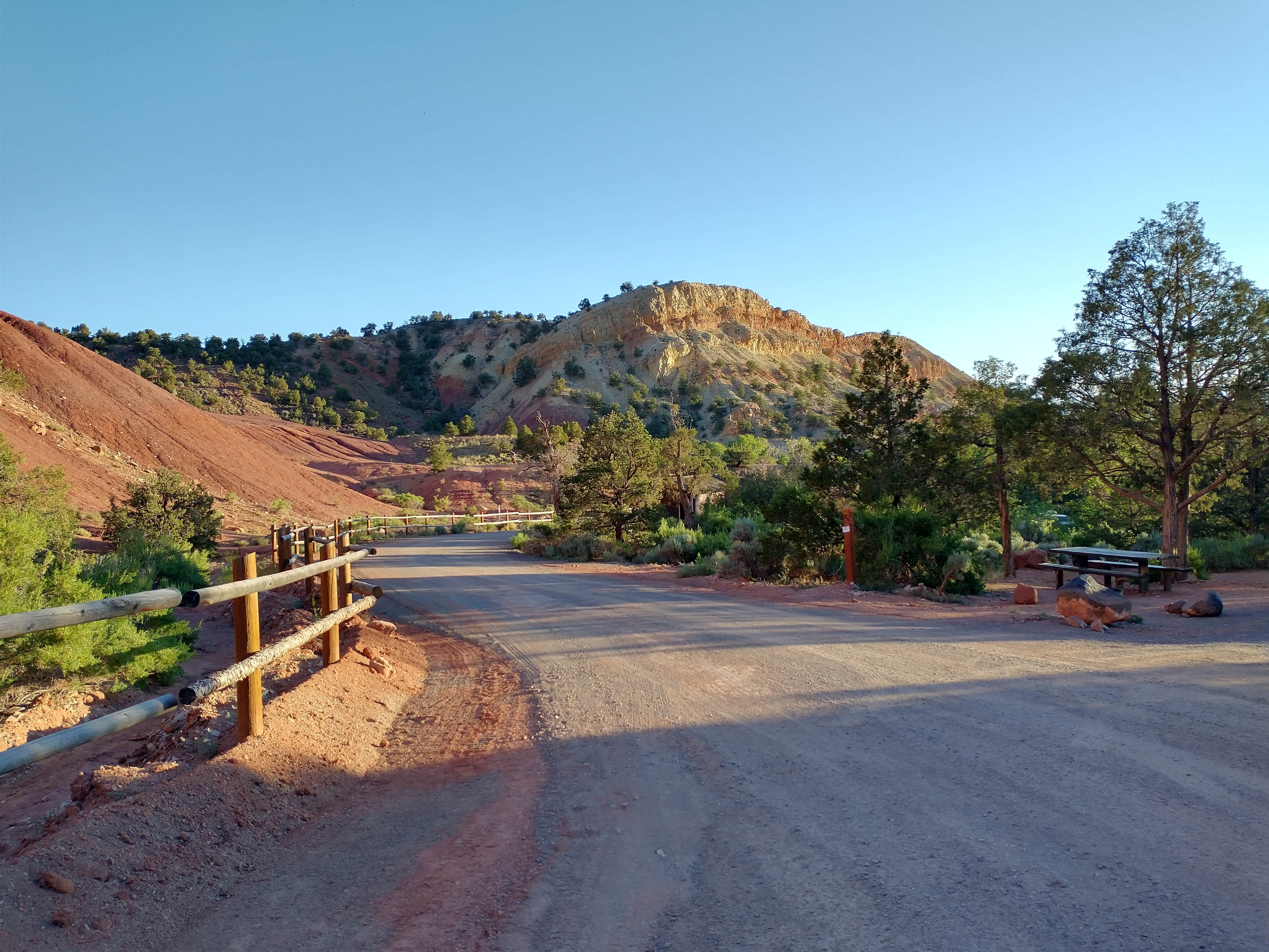 Meghan M.'s photo of camping with pets at Sunglow Campground near Capitol Reef National Park