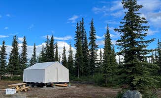 Joe L.'s photo of tent camping at Stump Creek B&B in Alaska