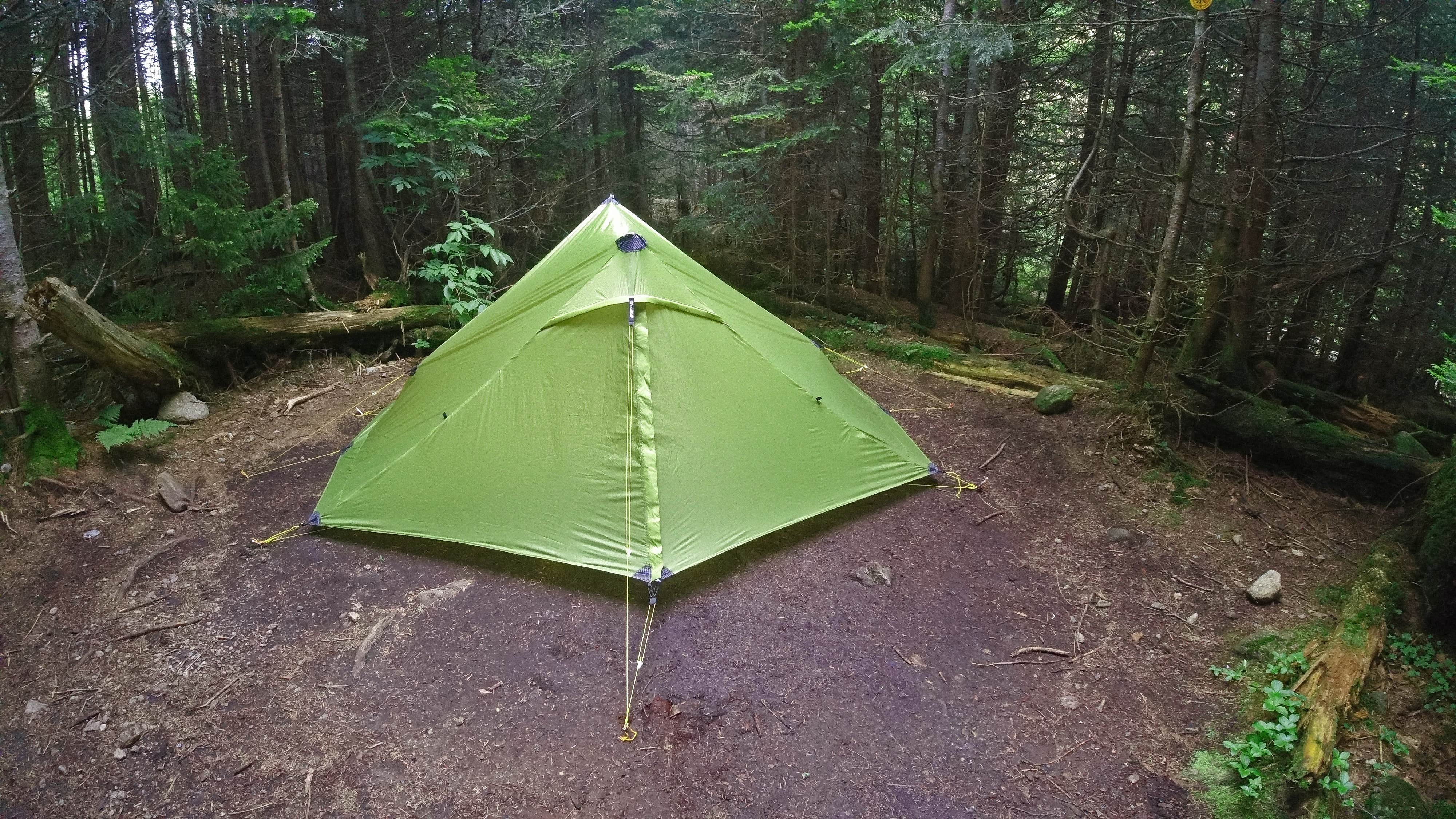 Alex R.'s photo of tent camping at Feldspar Lean-to near Rainbow Lake, NY