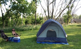 Camping near Wooden Castle: John D. Sims Memorial Park, Loup City, Nebraska