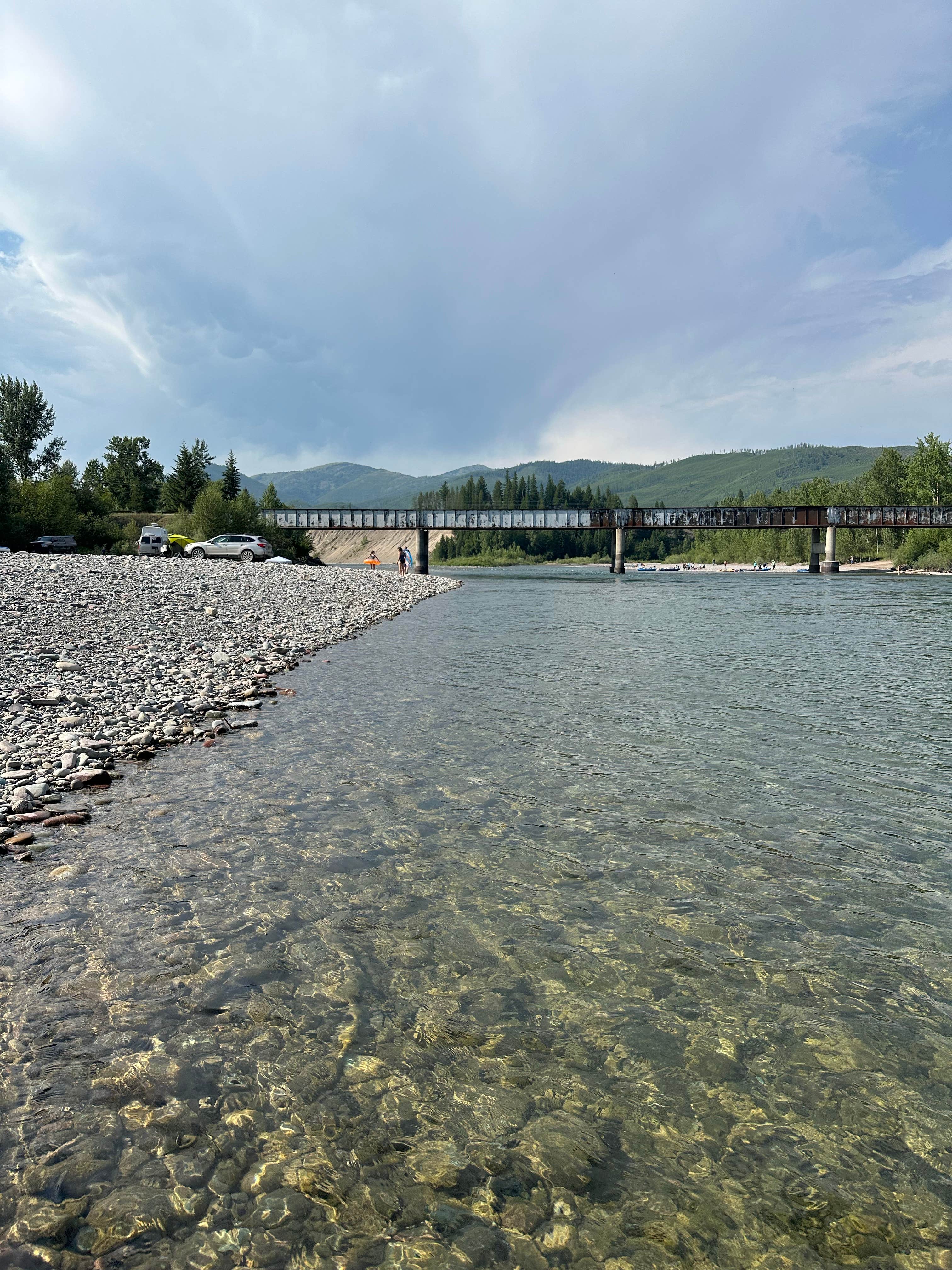 Micheal F.'s photo of a dispersed camping area at Blankenship Bridge - Dispersed Camping near Fortine, MT