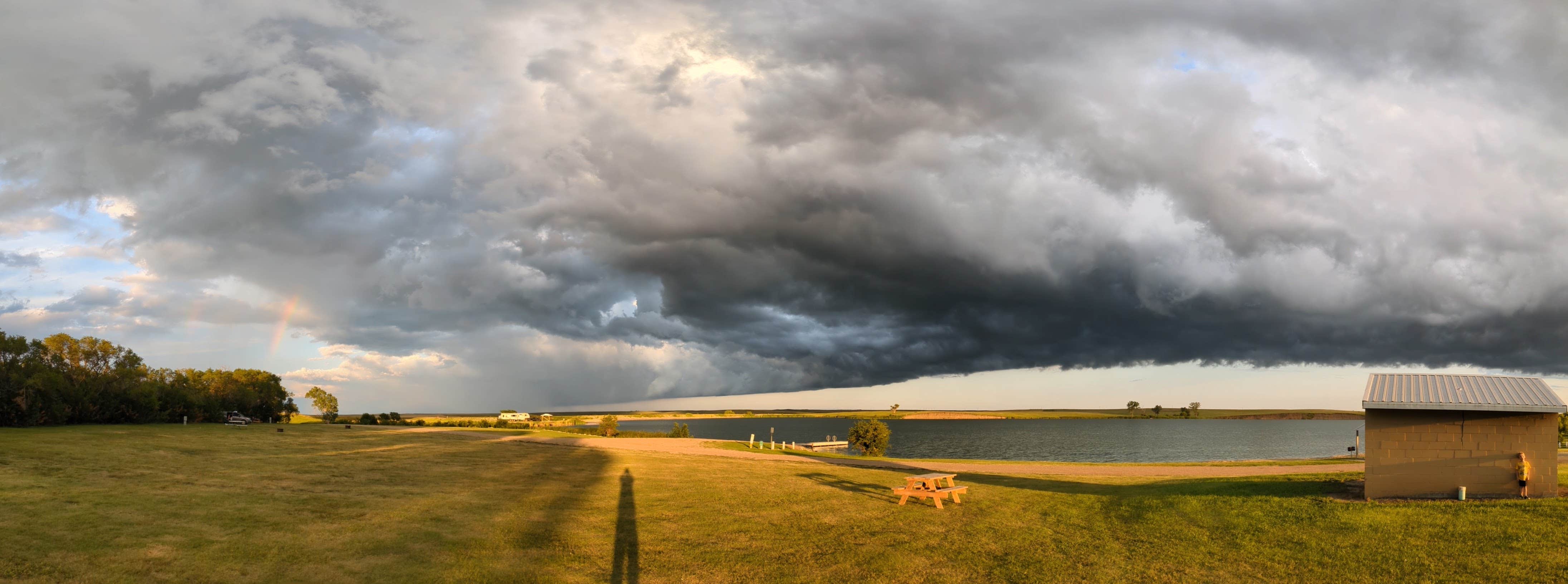 Justin H.'s photo of a dispersed camping area at Byre Lake Recreation Area near Chamberlain, SD