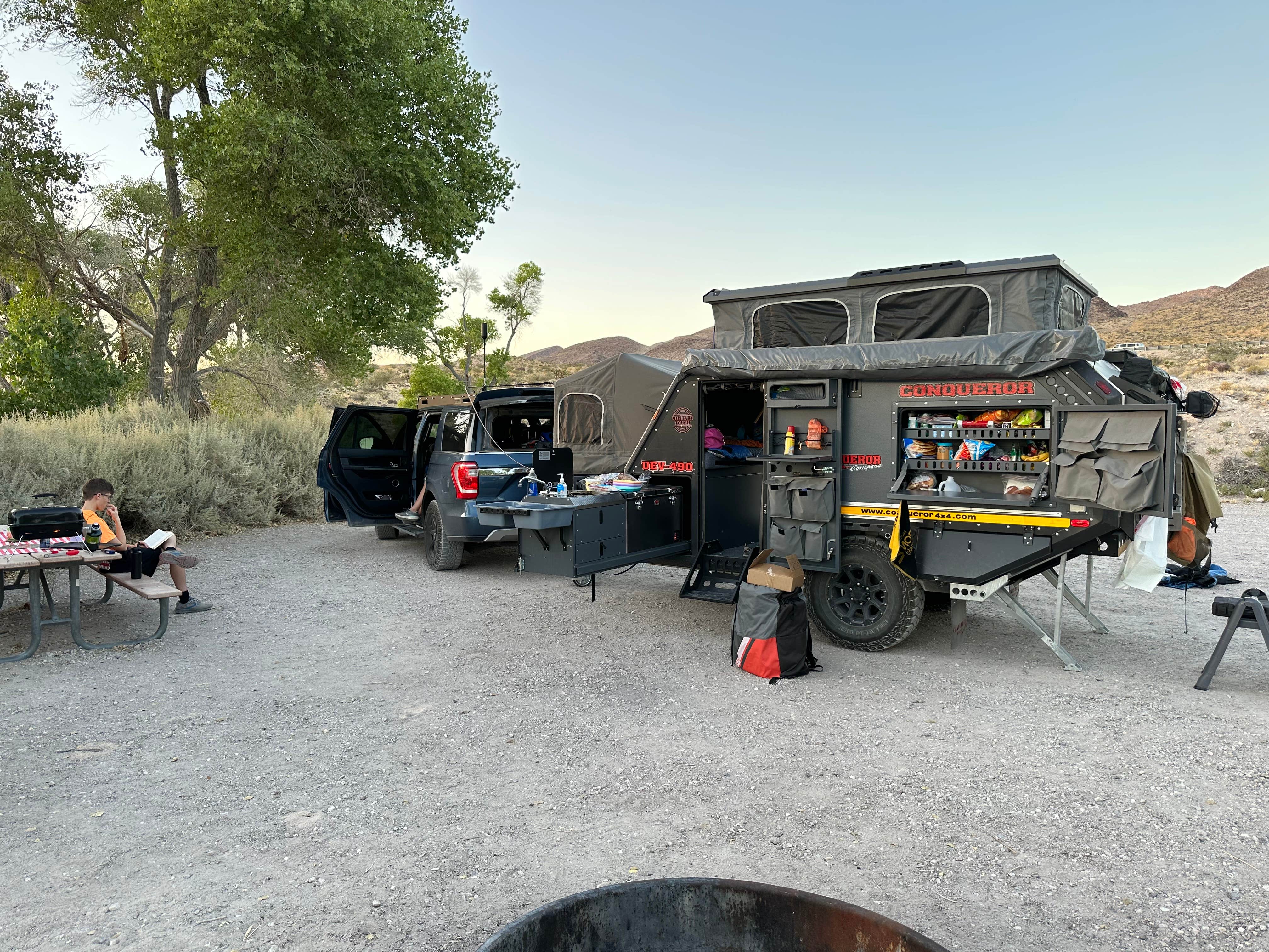 Andrew M.'s photo at Upper Campground - Pahranagat National Wildlife Refuge near Humboldt-Toiyabe National Forest Headquarters