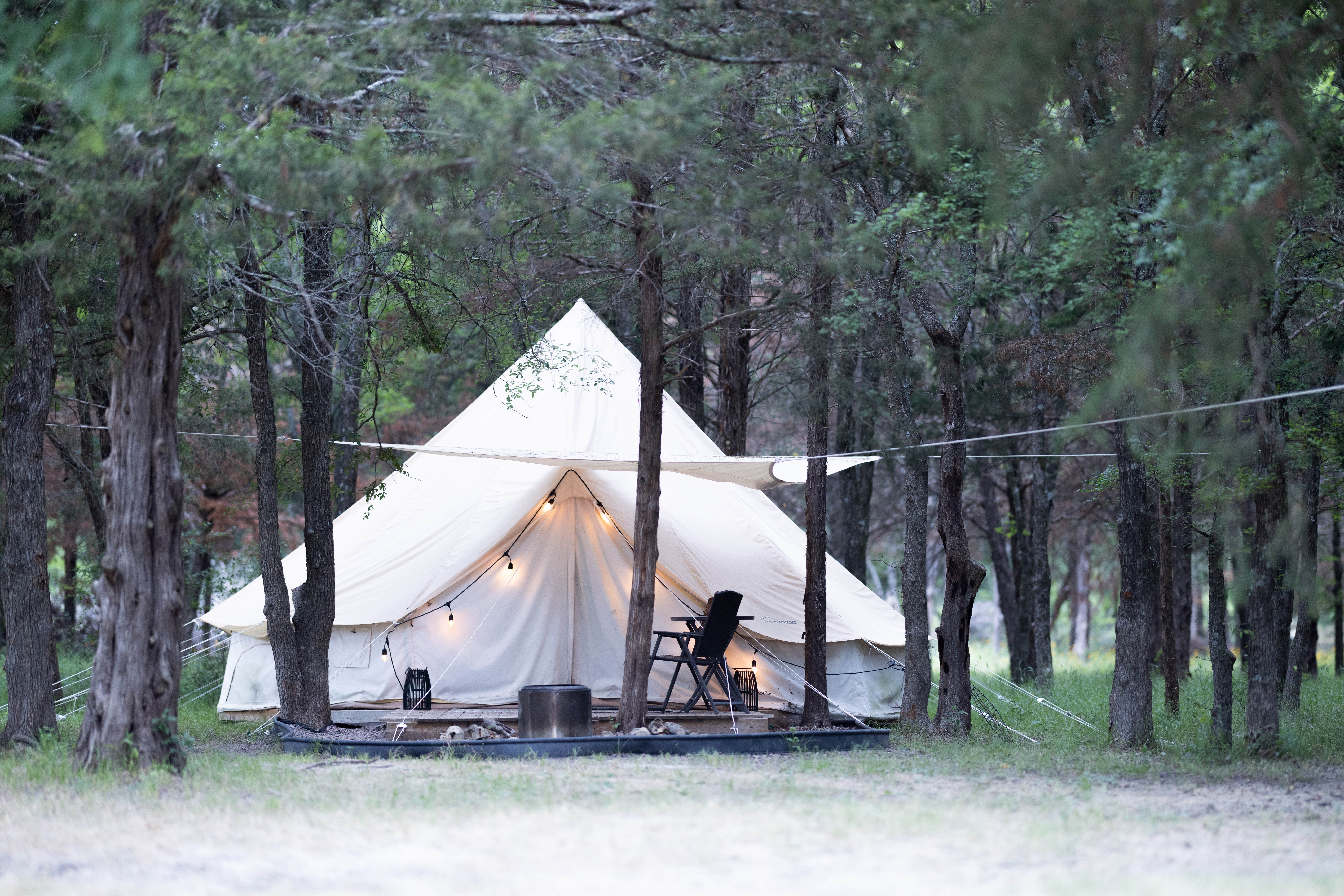 Branch Out Glamping's photo at Purdon Groves near Navarro Mills Lake