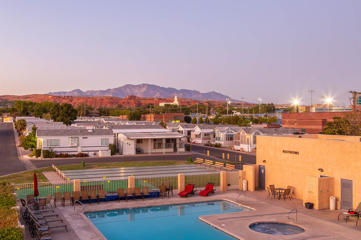 Camper-submitted photo at McArthur's Temple View RV Resort near Ivins, UT