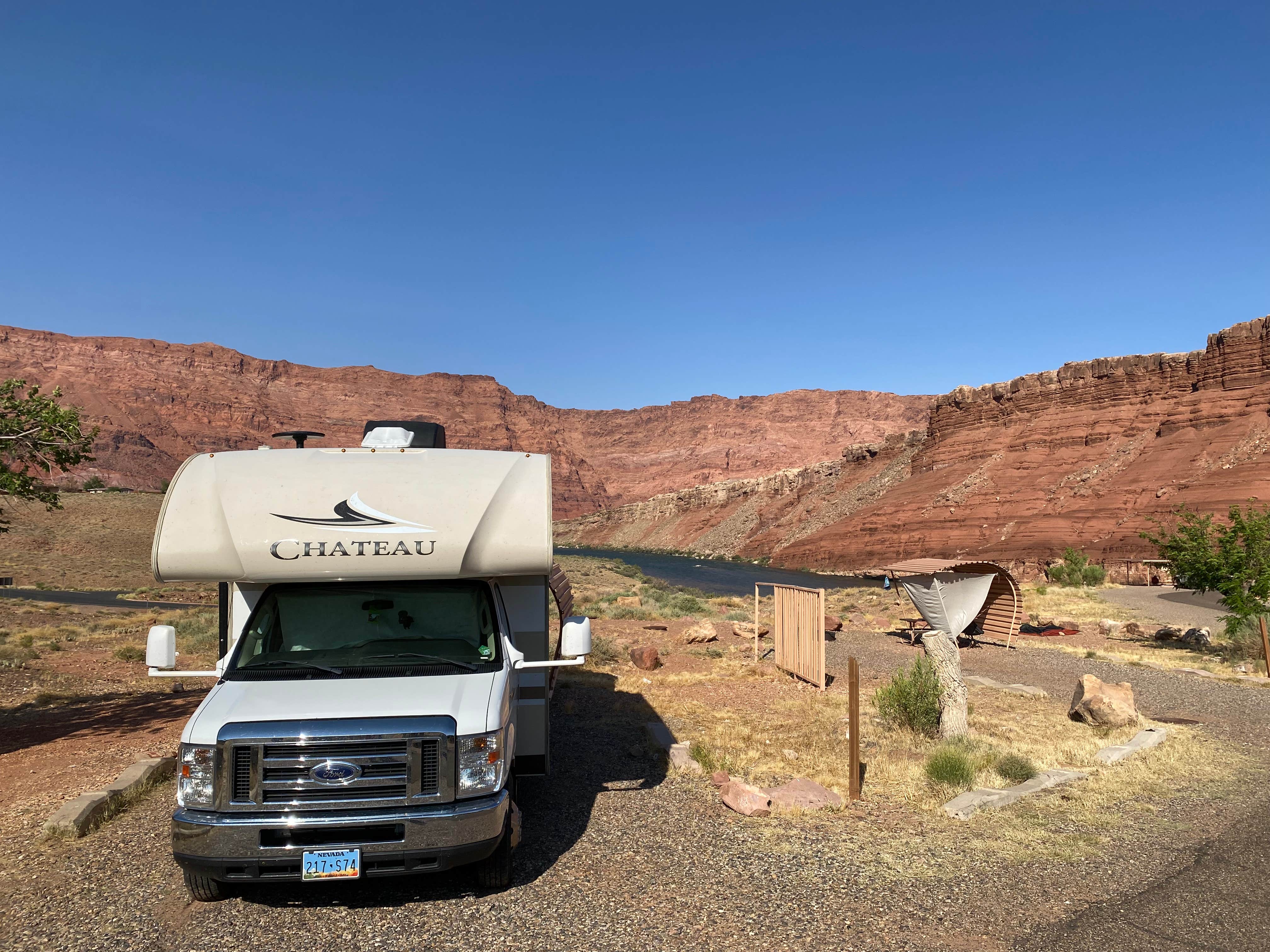 Terry K.'s photo of rv camping at Lees Ferry Campground — Glen Canyon National Recreation Area near Lake Powell, UT