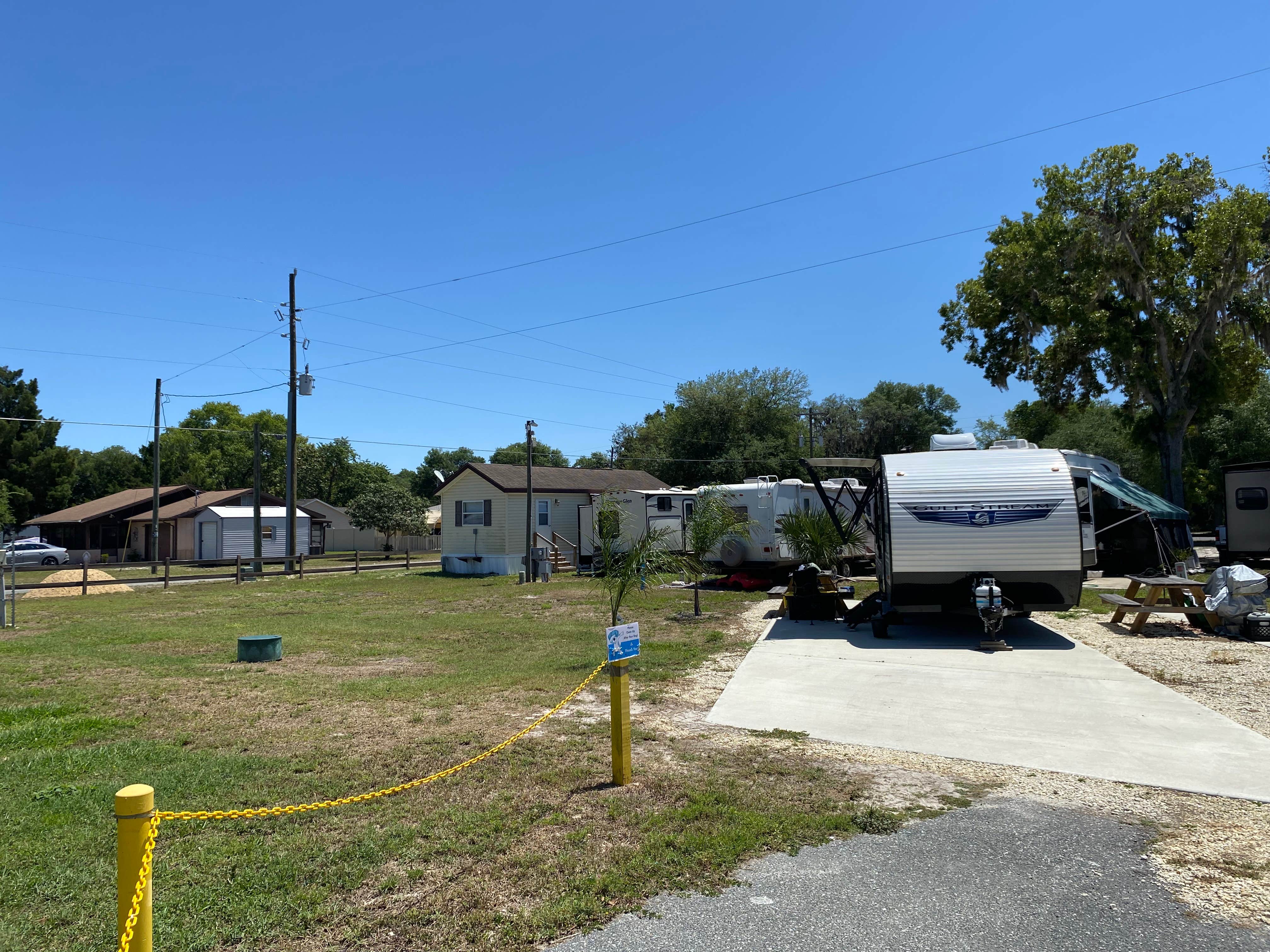 John B.'s photo of rv camping at Sunny Shores MH & RV Resort 55+ near Lake Panasoffkee, FL
