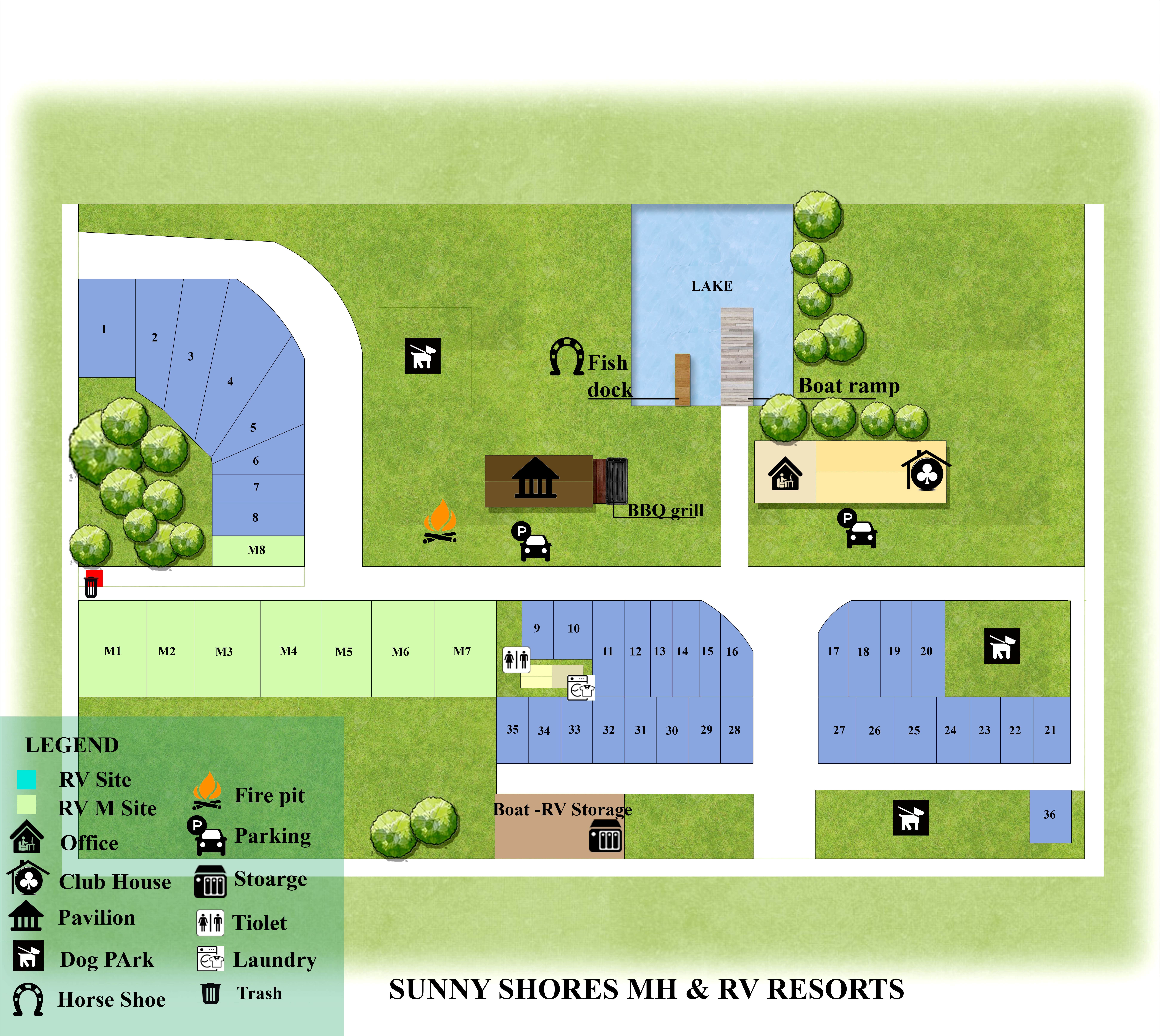 Camper-submitted photo at Sunny Shores MH & RV Resort 55+ near Lake Panasoffkee, FL