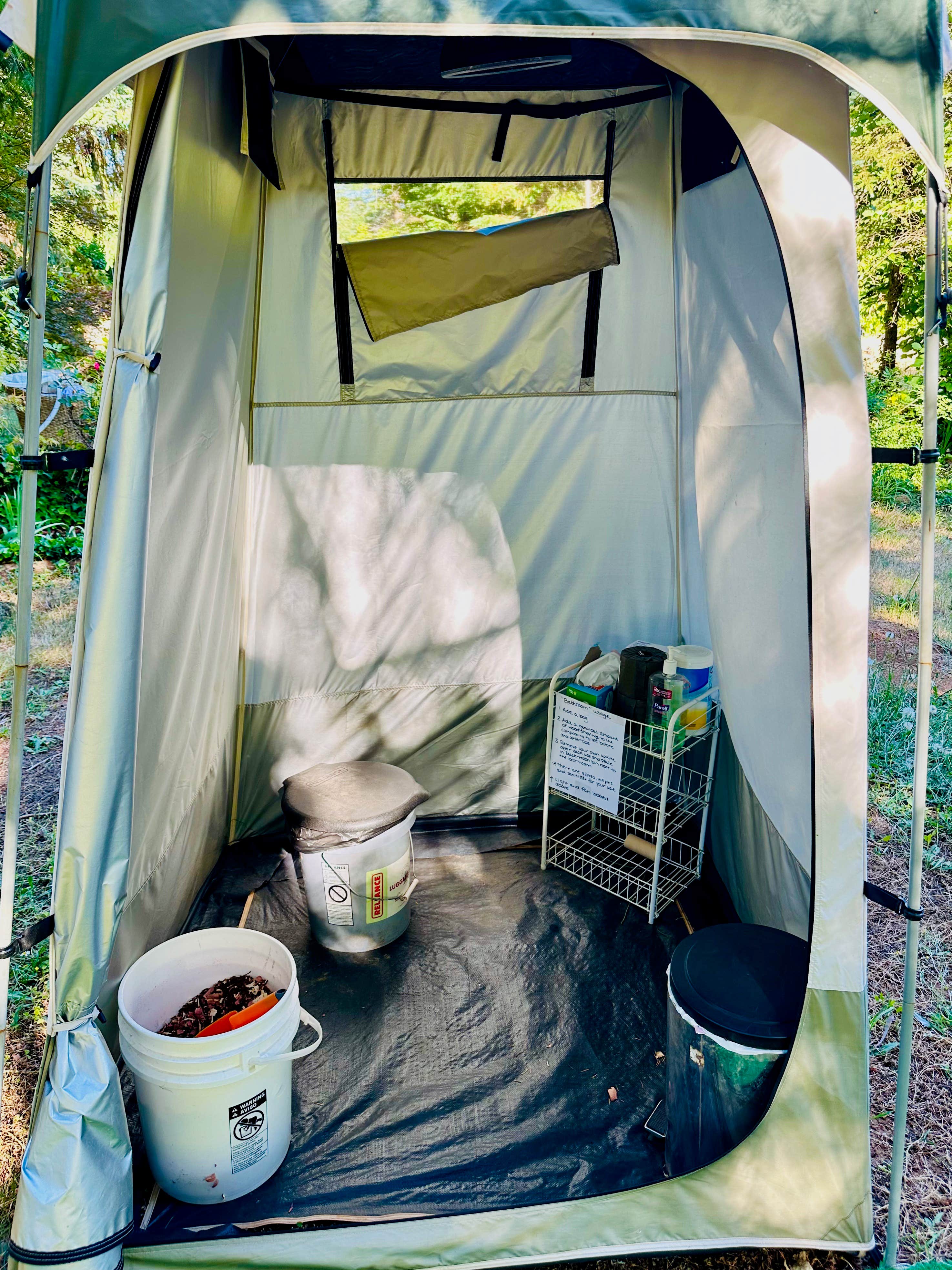 Jason D.'s photo of tent camping at Stoney Acres Farmstead near Yachats, OR