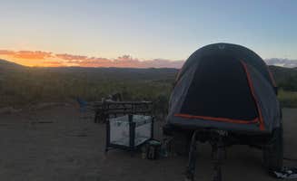 Lara S.'s photo of a dispersed camping area at Hartman’s Rocks Dispersed Site near Curecanti National Recreation Area