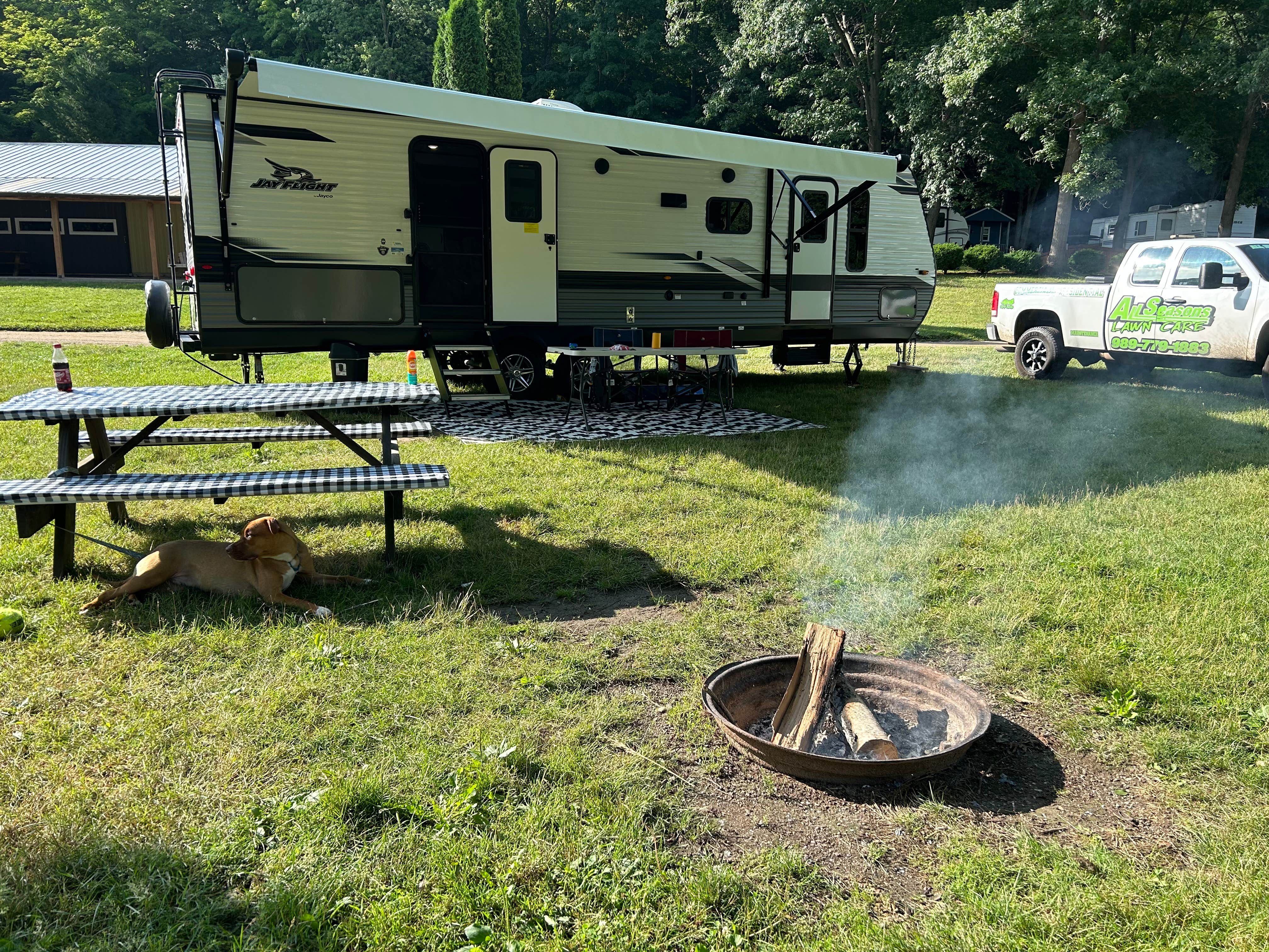 Camper-submitted photo at Maple River Campground near Hamilton, MI