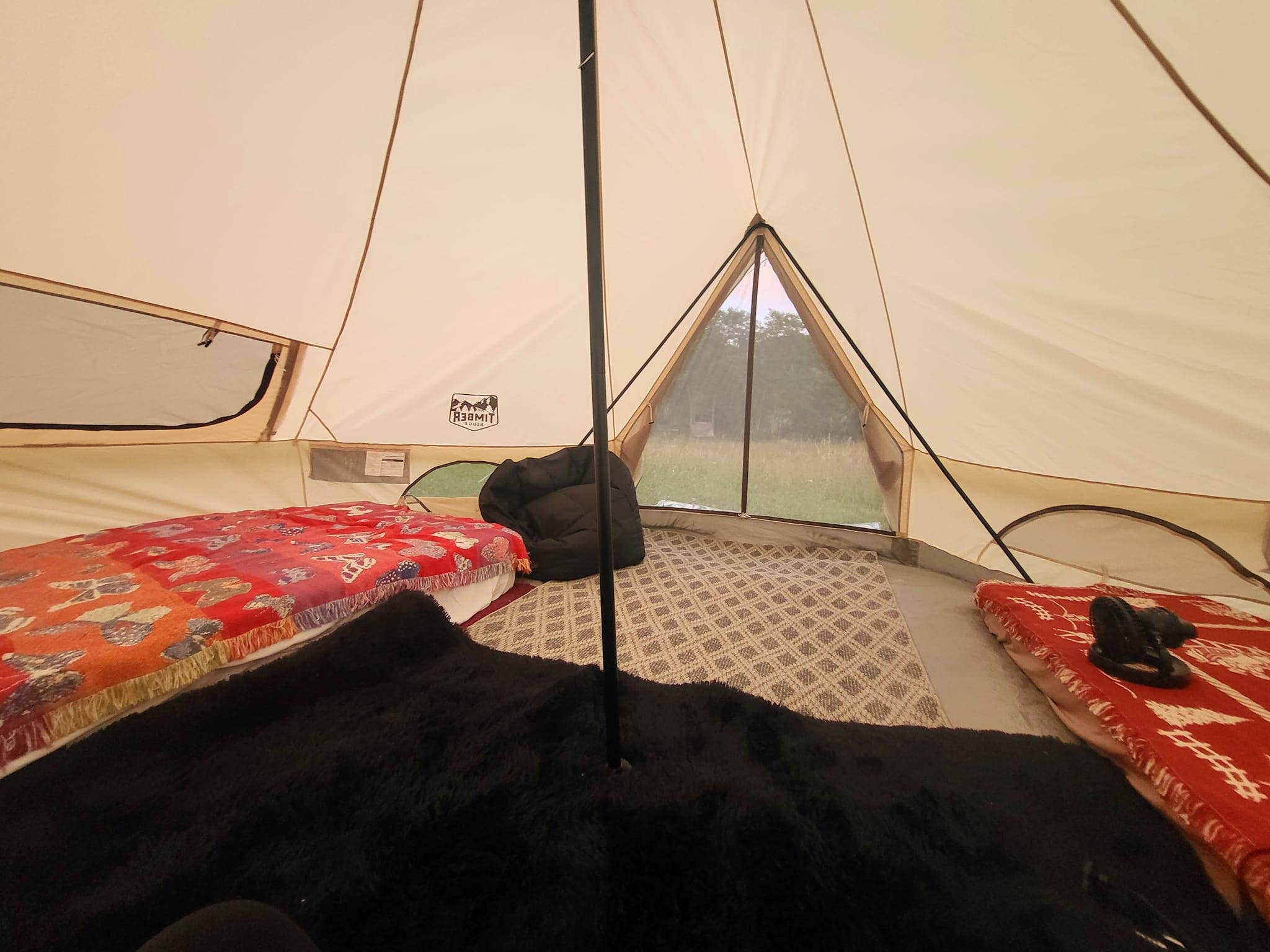 Damon O.'s photo of glamping accommodations at Snowshoe Valley Camping near Summersville Lake