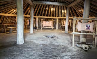 Kristi D.'s photo of glamping accommodations at Fort Abraham Lincoln State Park Campground near Underwood, ND