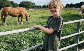 rachel's photo of camping with a horse at Liberty Stables in Georgia