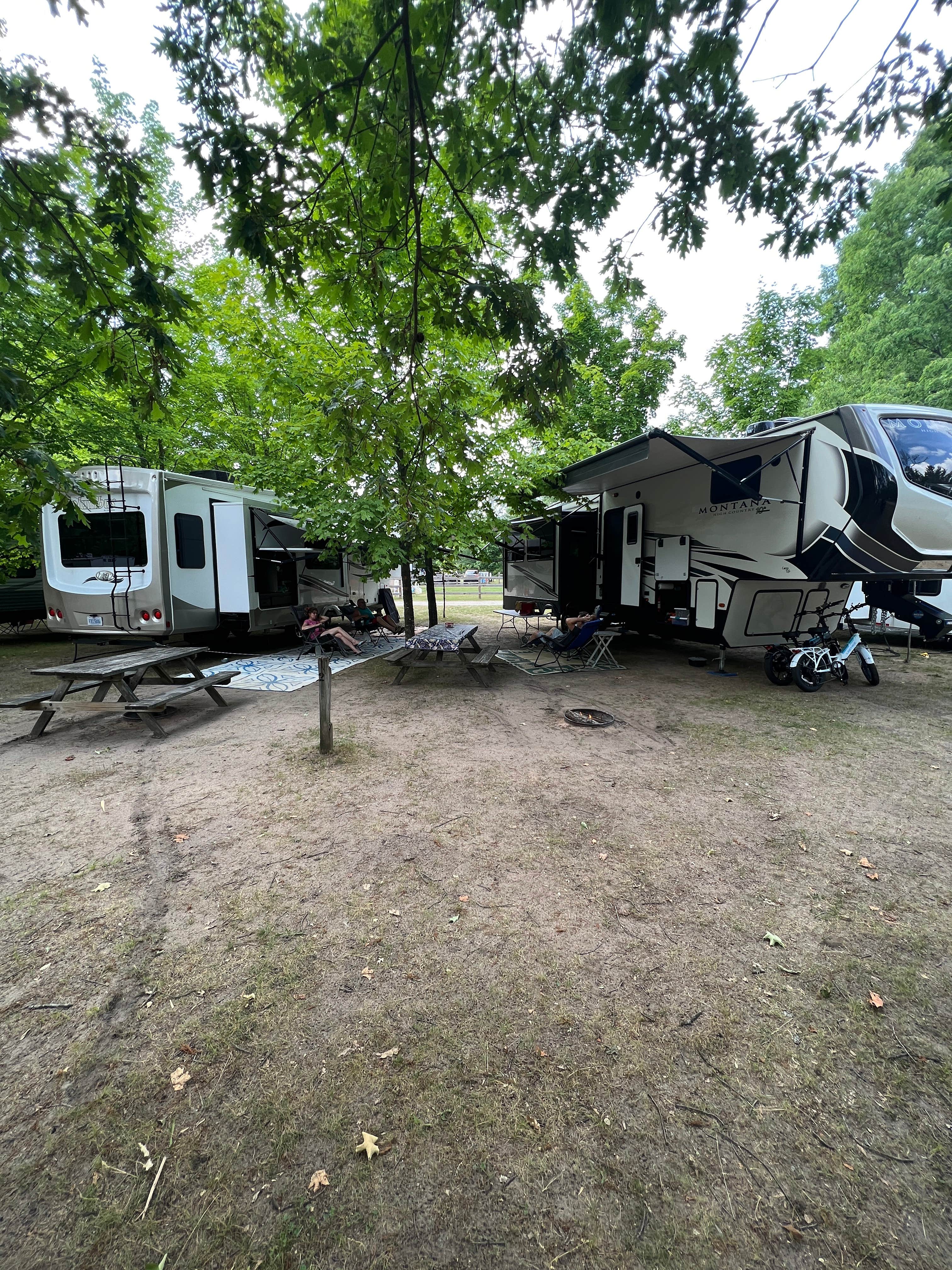 Camper-submitted photo at Kestelwoods Campground near South Branch, MI