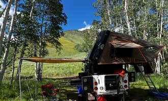 Camping near Dorchester: Pearl Pass Dispersed Camping, Crested Butte, Colorado