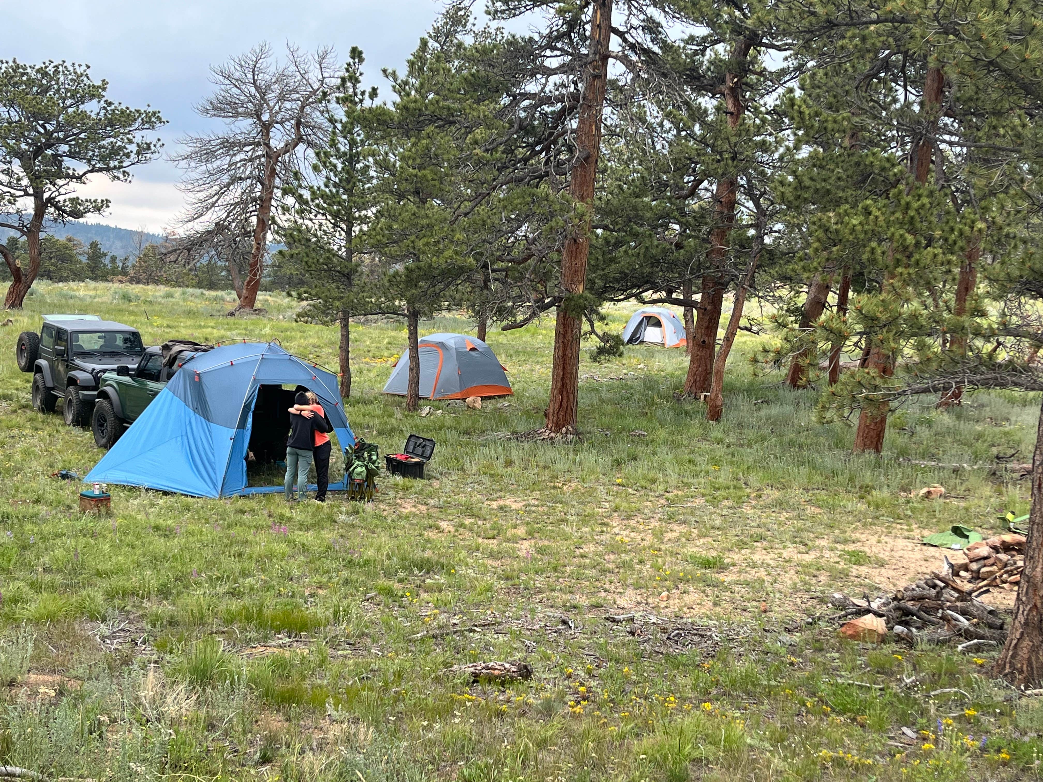 Ginna L.'s photo of a dispersed camping area at Pingree Hill Dispersed Camping near Ault, CO