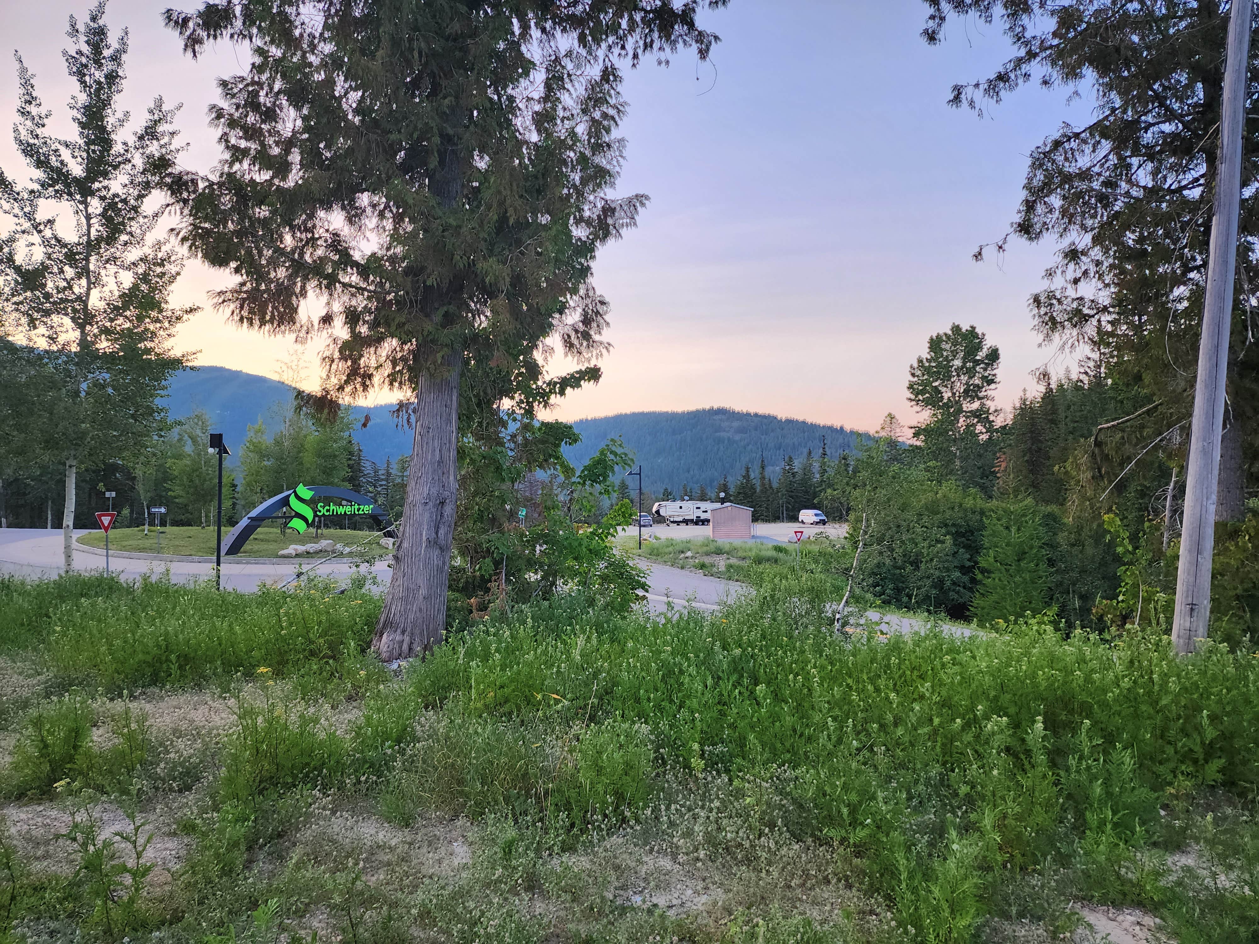 Camper-submitted photo at Schweitzer Mountain Fire Station near Ponderay, ID