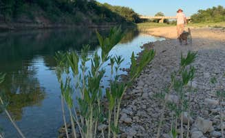 Molly S.'s photo of camping with pets at North Llano River RV Park near Telegraph, TX