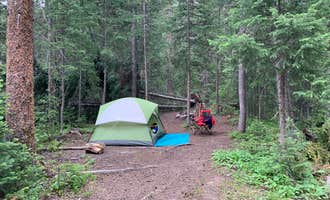Camping near Broome Hut (10th Mountain Division Hut Association): Vasquez Ridge Dispersed, Winter Park, Colorado