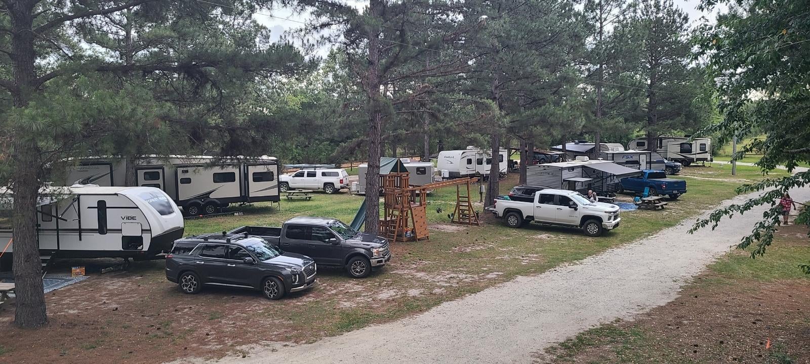 Camper submitted image from Leaning Pines Campground and Cabins - 1