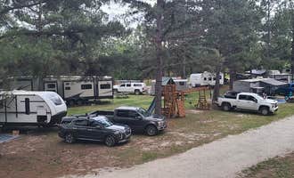 Camping near Magnolia Springs State Park Campground: Leaning Pines Campground and Cabins, Allendale, Georgia