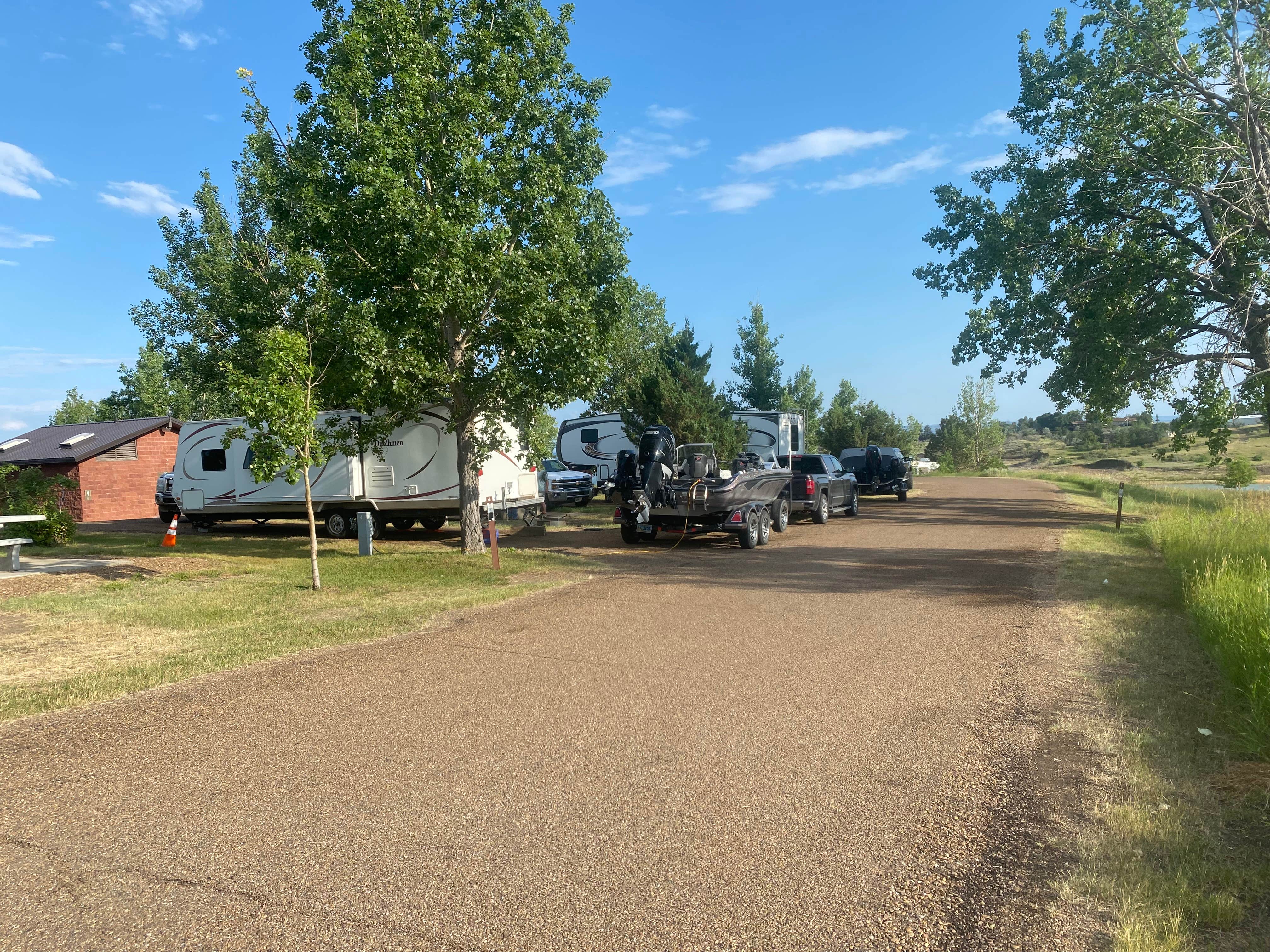 mary F.'s photo of rv camping at West End Campground — Fort Peck Project near Nashua, MT