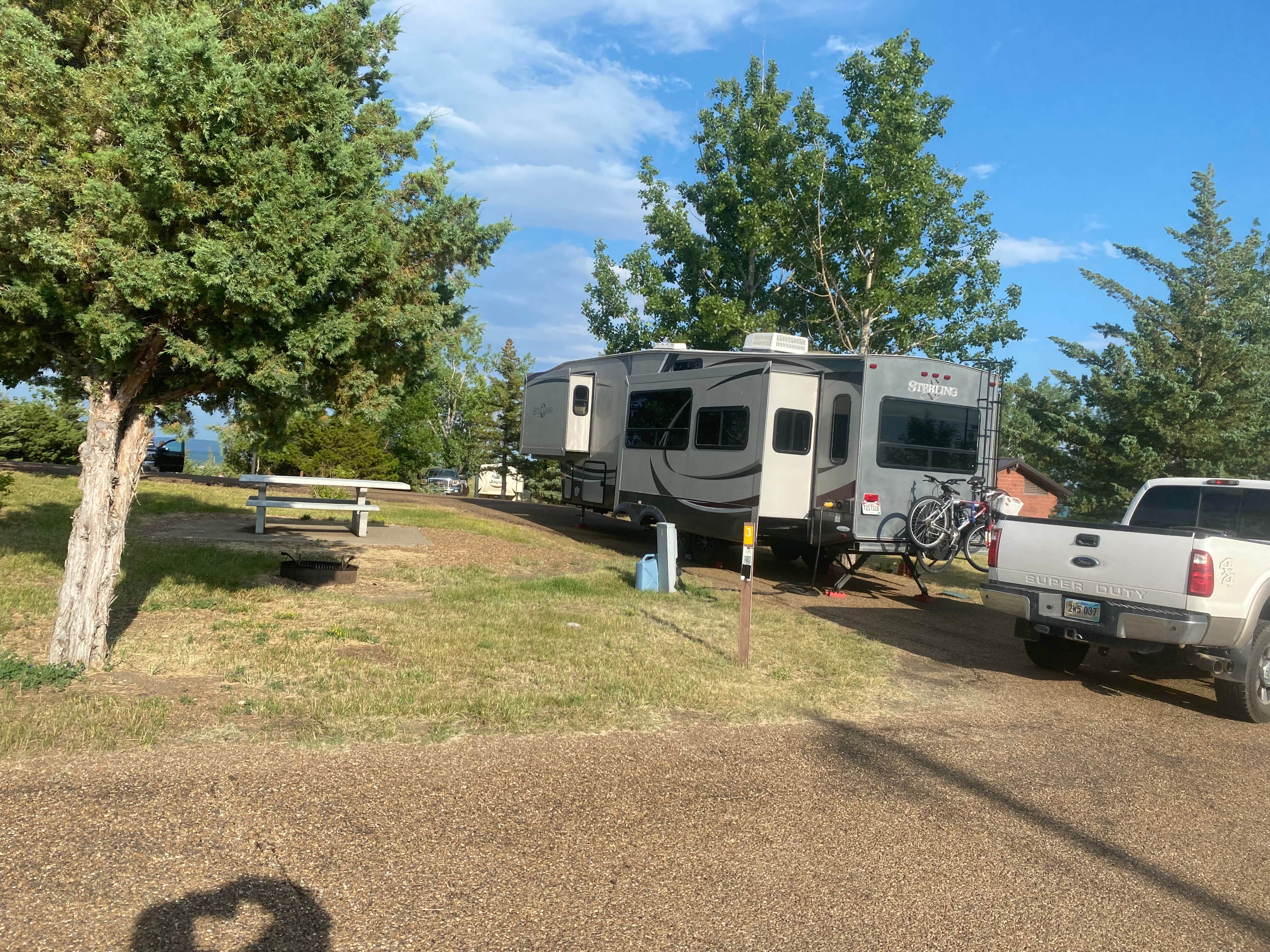 mary F.'s photo of rv camping at West End Tent And Trailer Campground — Fort Peck Project near Nashua, MT