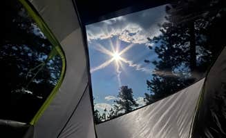 Mashael A.'s photo of a dispersed camping area at Allenspark Dispersed Camp Spot near Laporte, CO