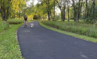 Anne S.'s photo of camping with pets at Prophetstown State Park Campground near Crawfordsville, IN