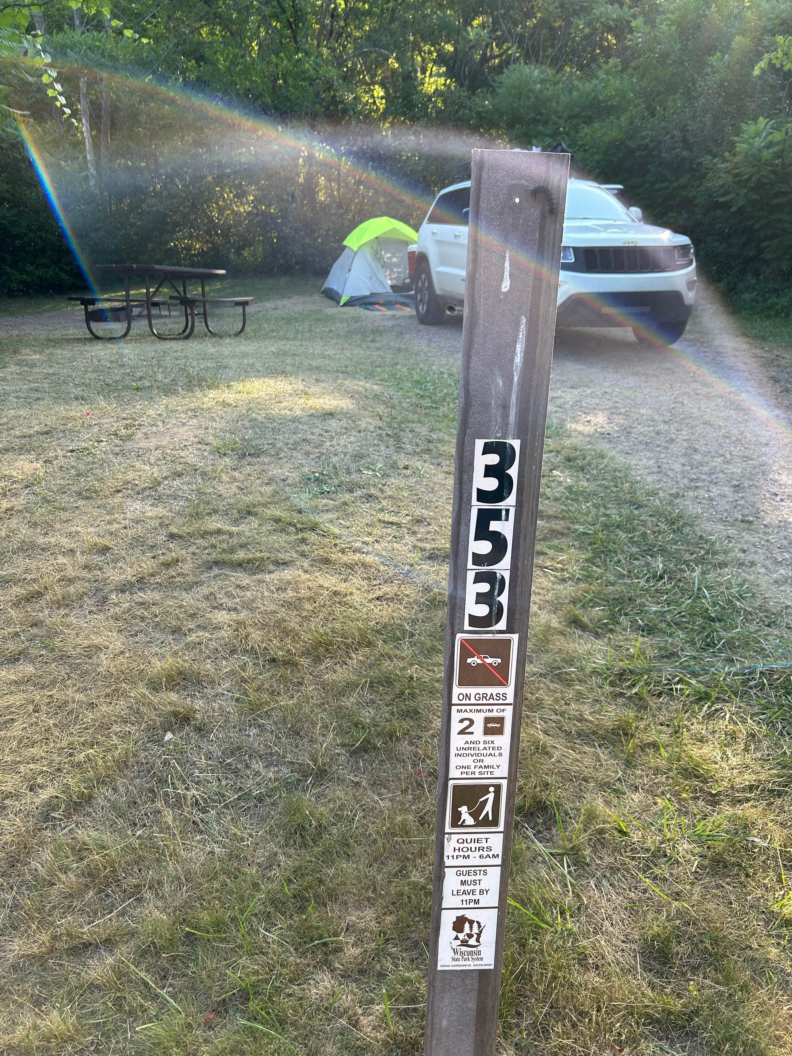 Makayla B.'s photo at Ice Age Campground — Devils Lake State Park near Westport, WI