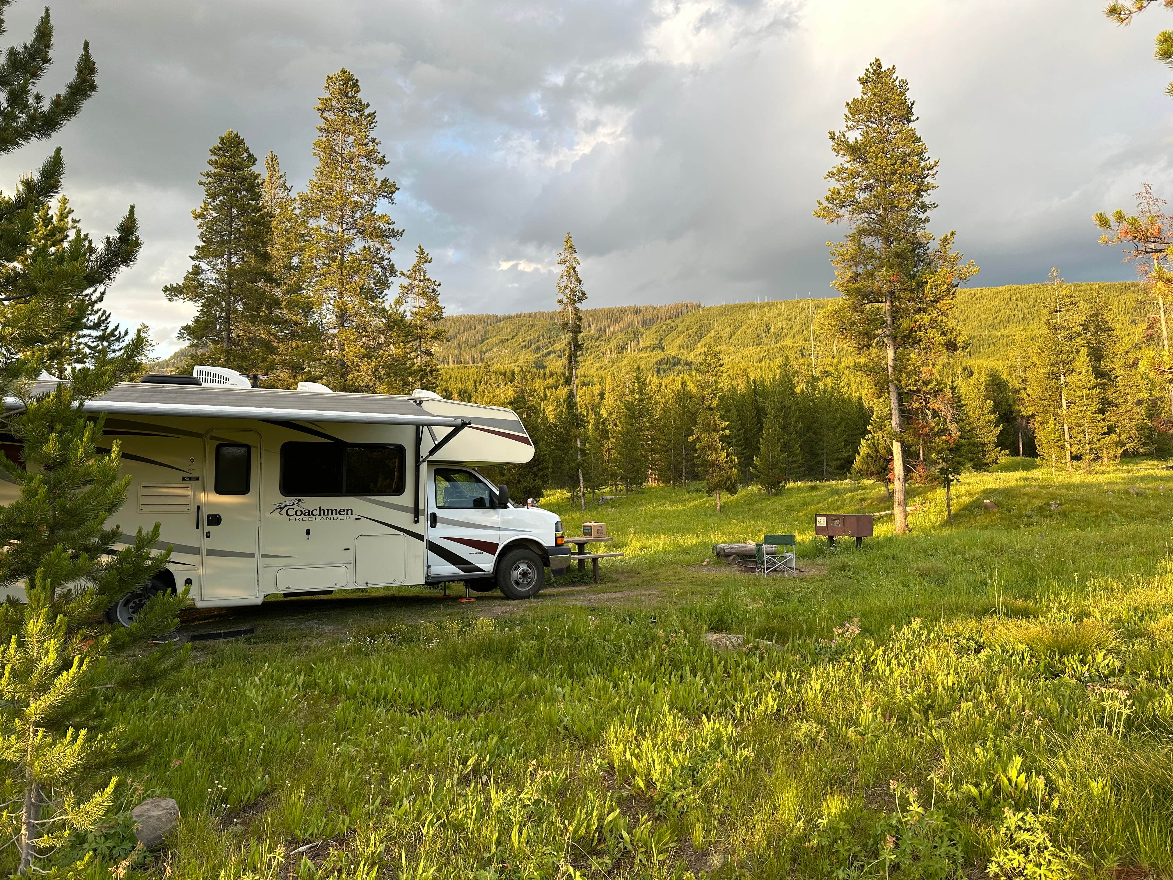 Magdalena's photo of rv camping at Sheffield Campground near John D. Rockefeller Jr. Memorial Parkway