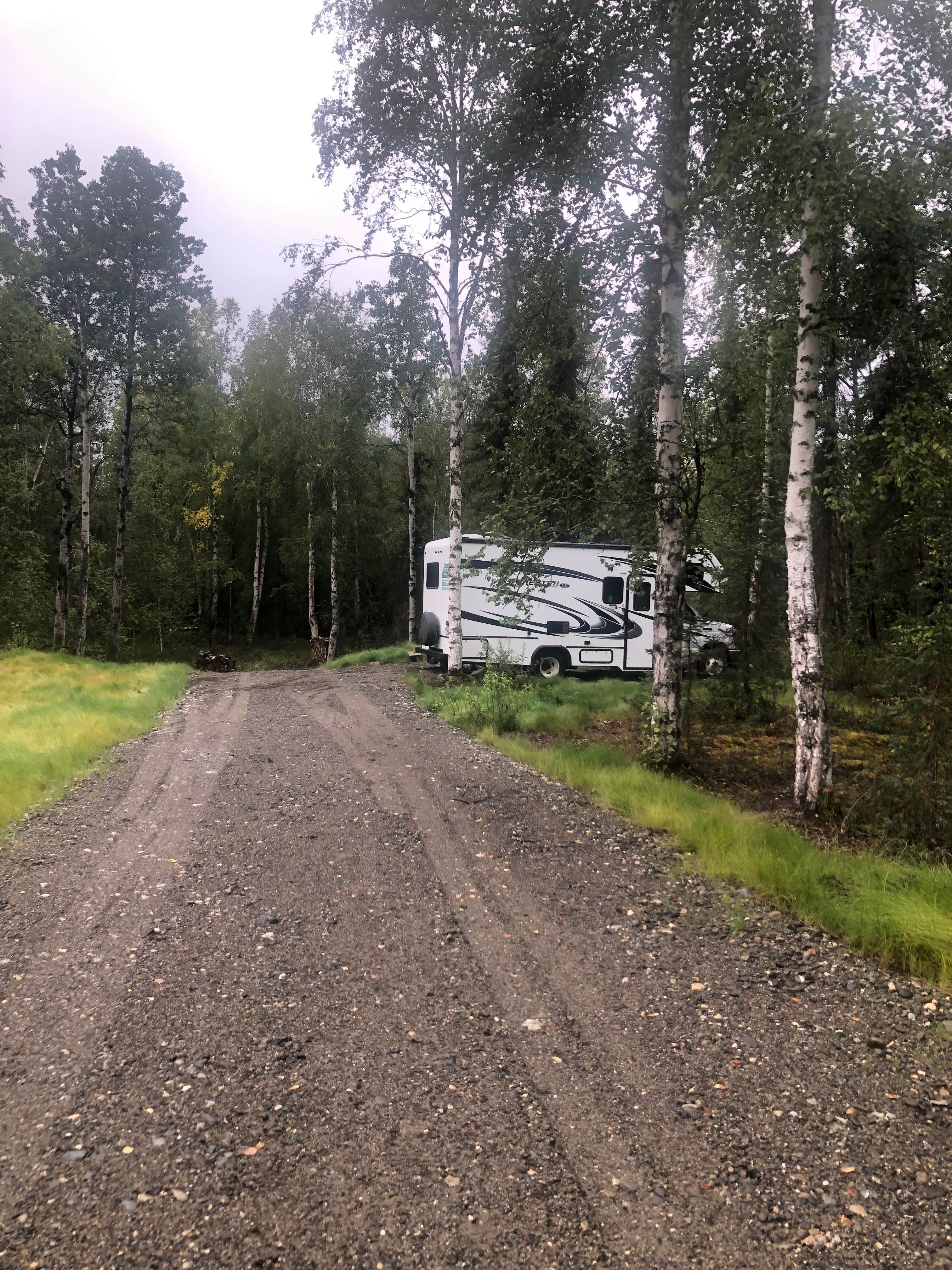 Steven L.'s photo of rv camping at Adventure Lodge at Caswell Lake near Talkeetna, AK