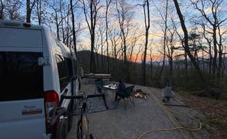 Chris D.'s photo of camping with pets at Black Rock Mountain State Park Campground near Tallulah Falls, GA