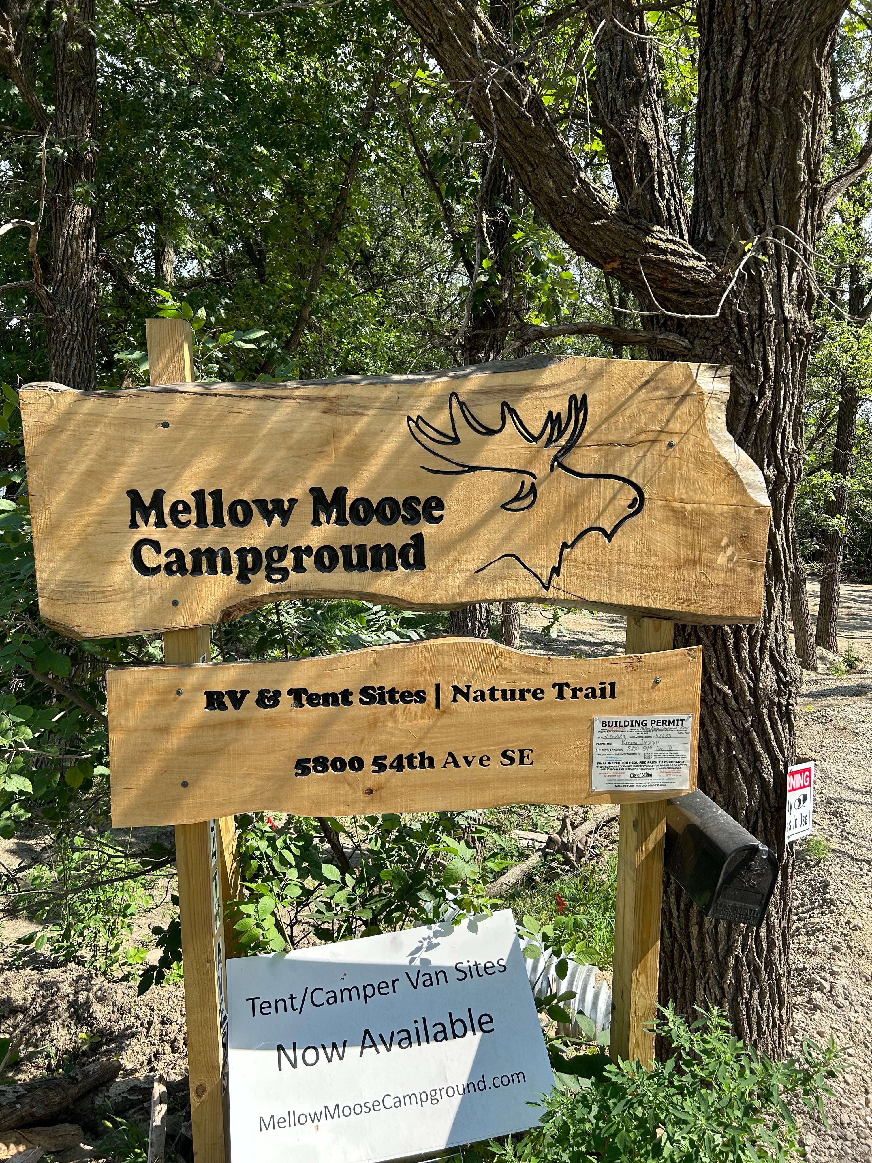 Camper submitted image from Mellow Moose Campground - 5