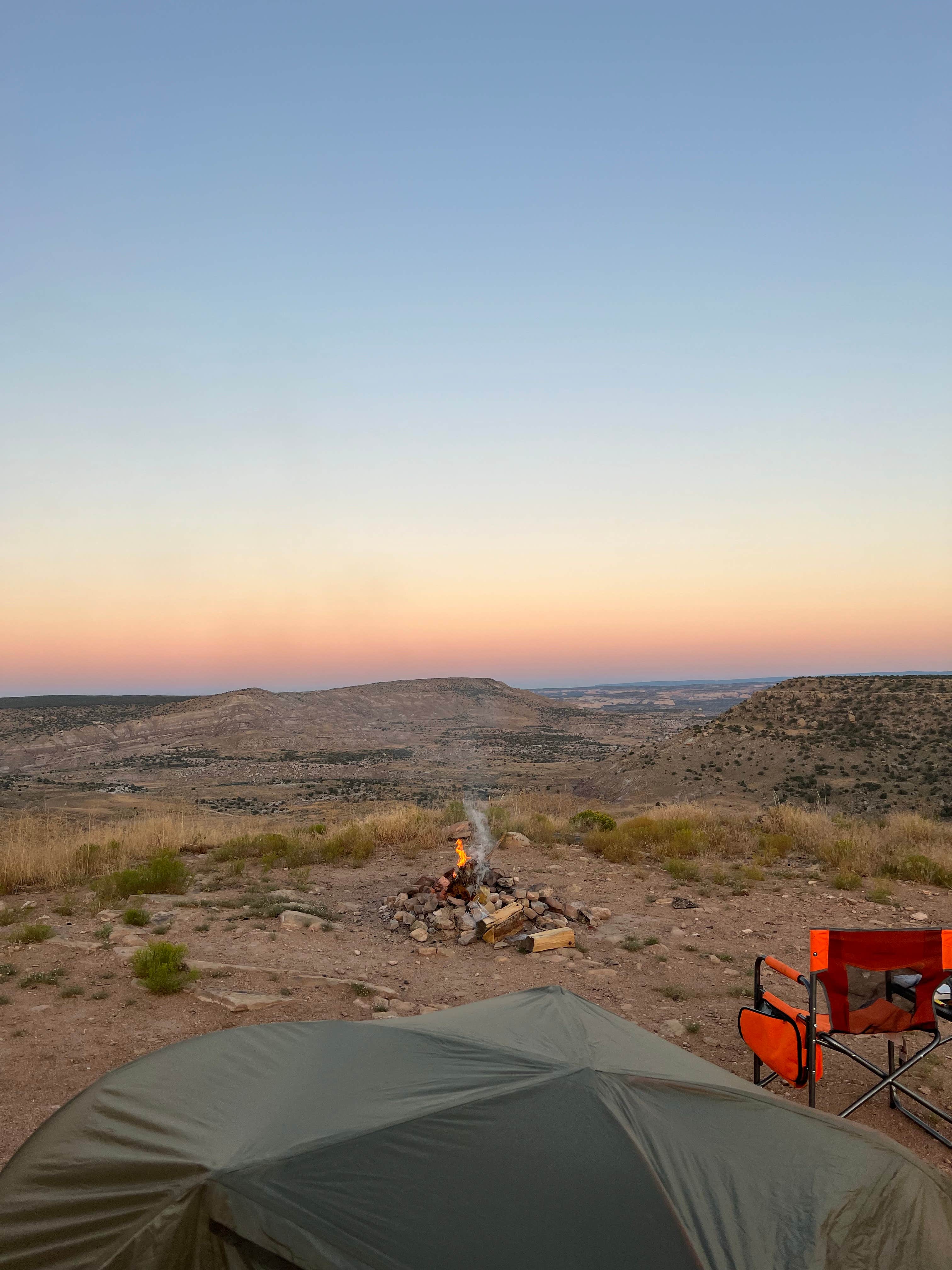 Sidney A.'s photo of a dispersed camping area at Bitter Creek Overlook Camping Area near Loma, CO