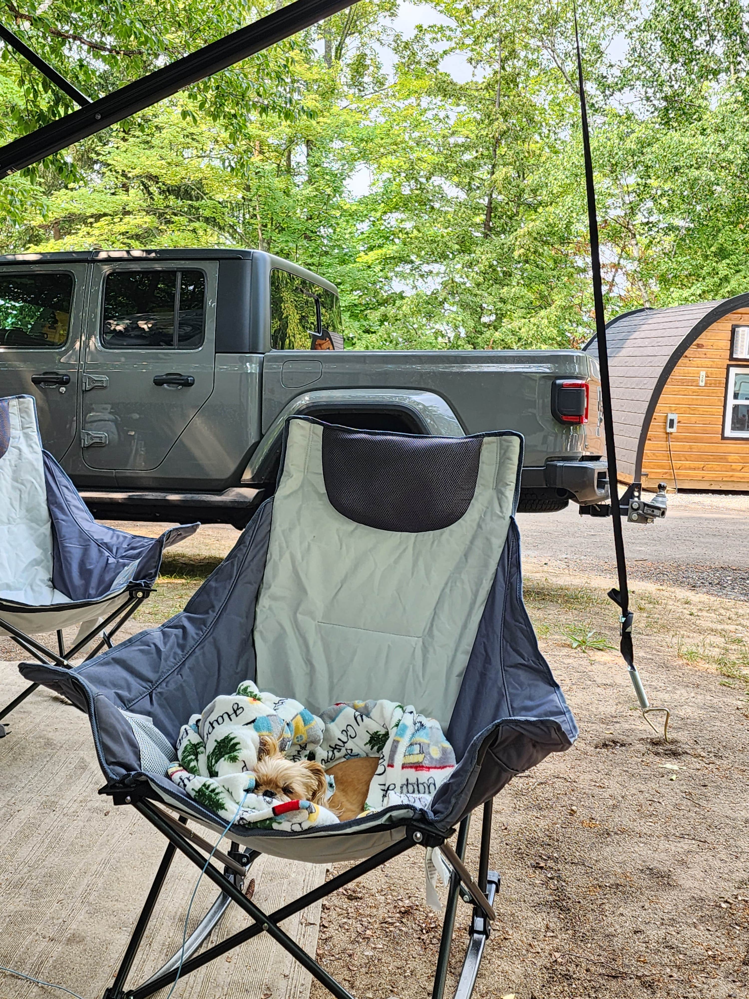Kylie B.'s photo at Leelanau Pines Campground near Lake Leelanau, MI