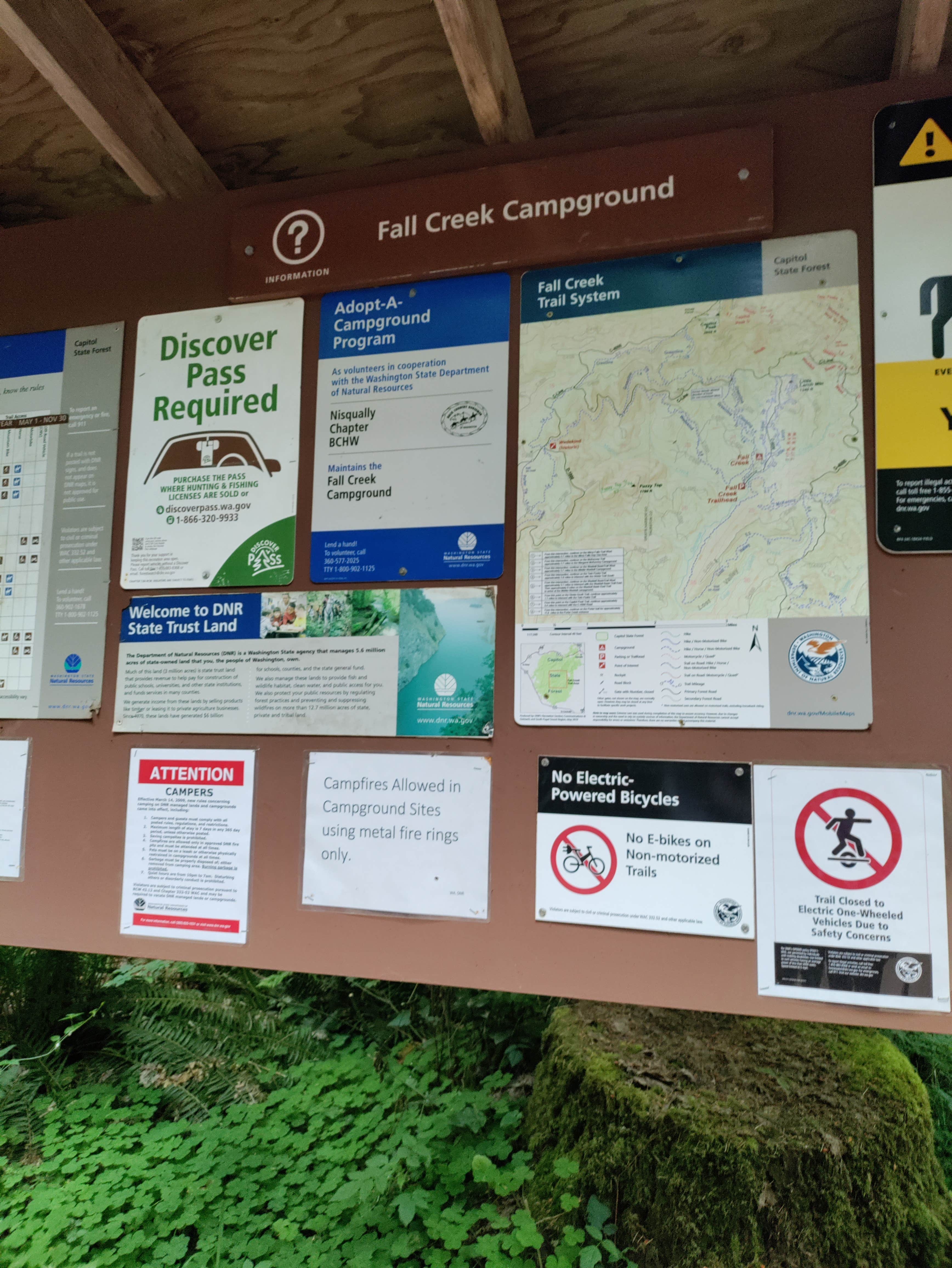 Camper-submitted photo at Fall Creek Campground near Rochester, WA