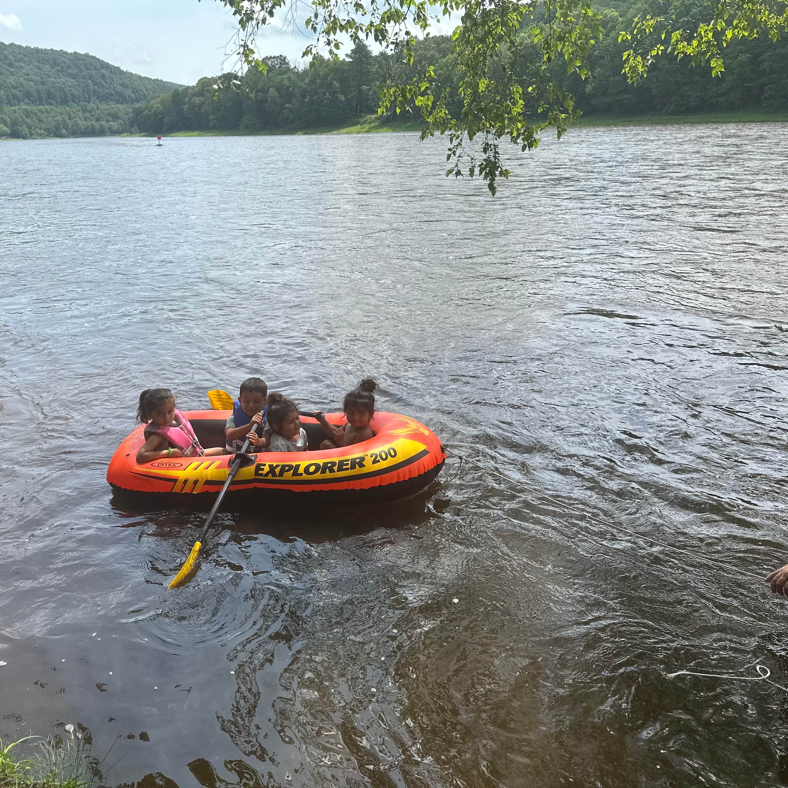 Slumberland at the River's Edge Camping Barryville, NY