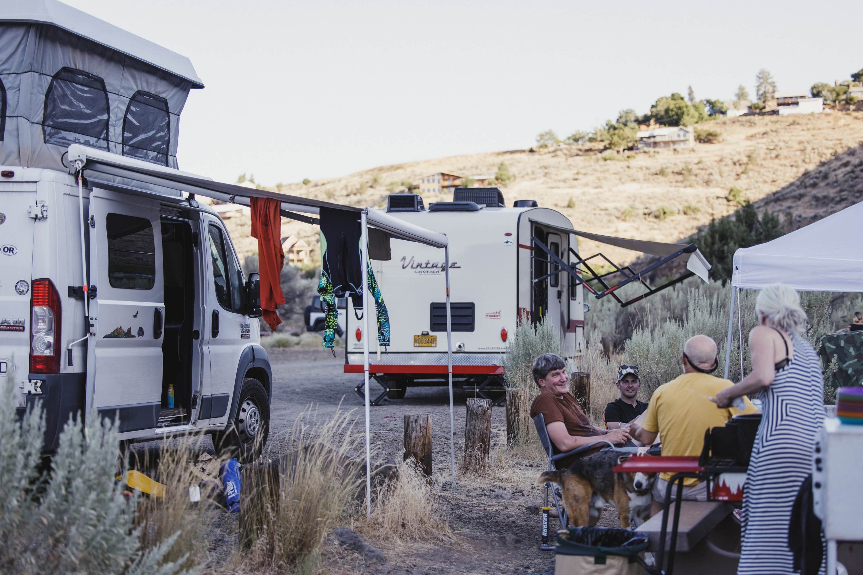 Mari H.'s photo of camping with pets at Oasis BLM Campground near Mikkalo, OR