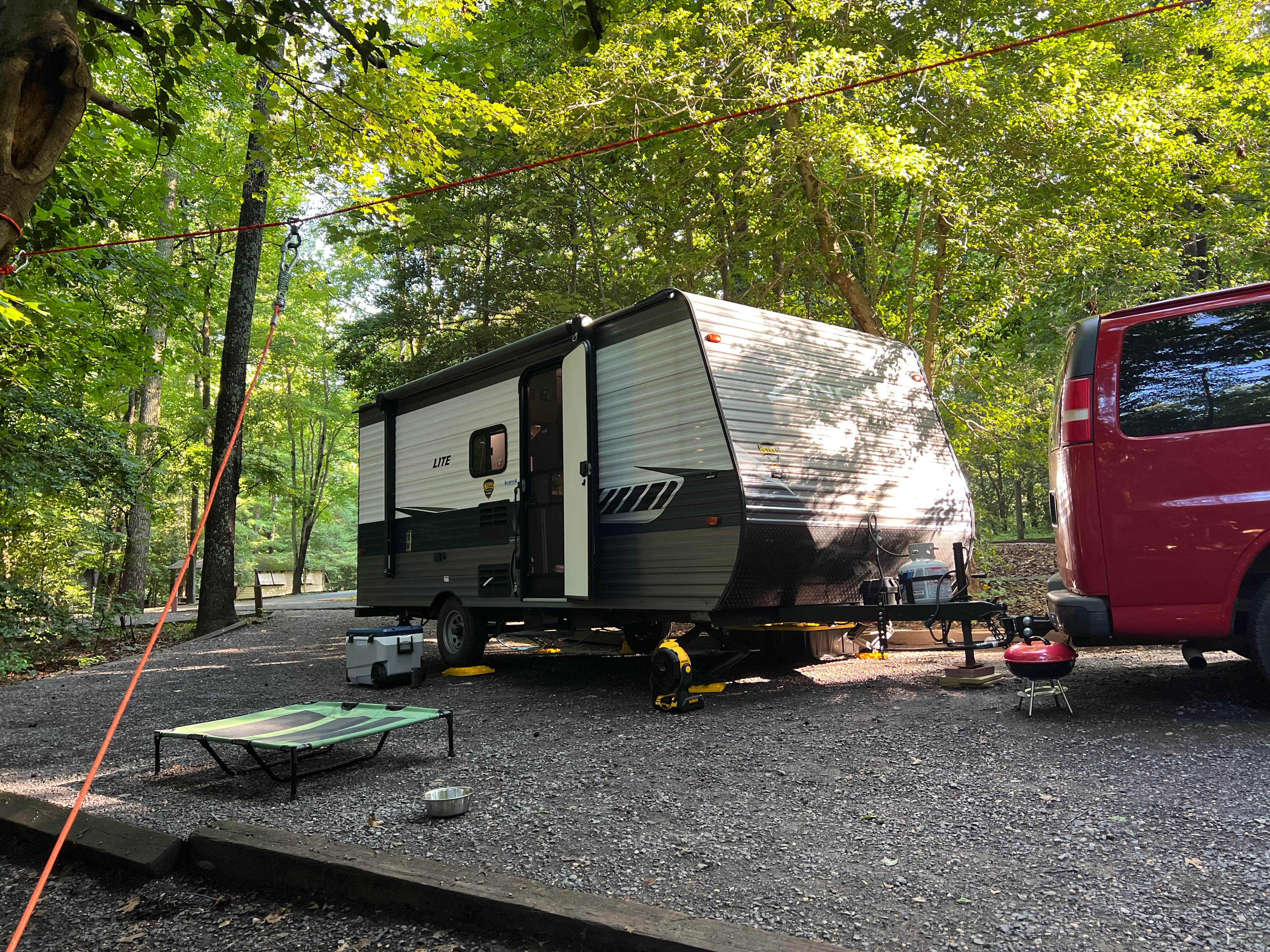 Oleńka S.'s photo of rv camping at Westmoreland State Park Campground near St. Leonard, MD