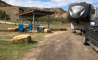 Angela M.'s photo of rv camping at Juniper Campground — Palo Duro Canyon State Park near McClellan Creek National Grassland