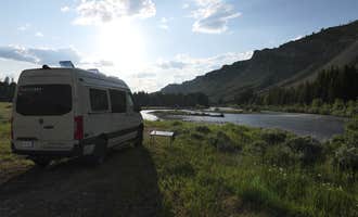 Camping near Crystal Creek Creekside Camp: Gros Ventre Road Dispersed , Kelly, Wyoming